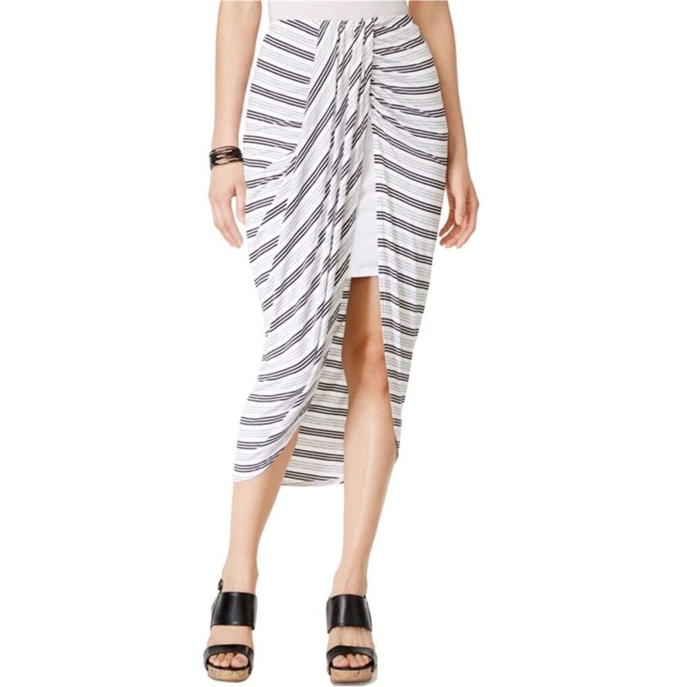 Izzy & Me Womens Wrap-Front Tulip High-Low Skirt, NWT